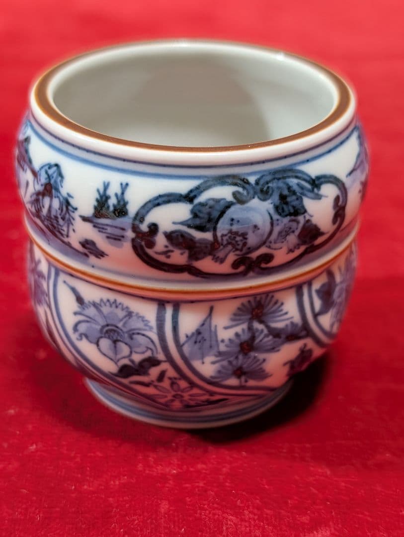 茶道具　皆具　祥瑞　染付　山水　瓢　永泉作　共箱　共布付