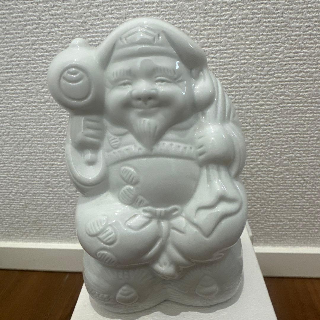 有田焼　鍋島焼　繁仙作 七福神　白磁　縁起物　アンティーク　ビンテージ