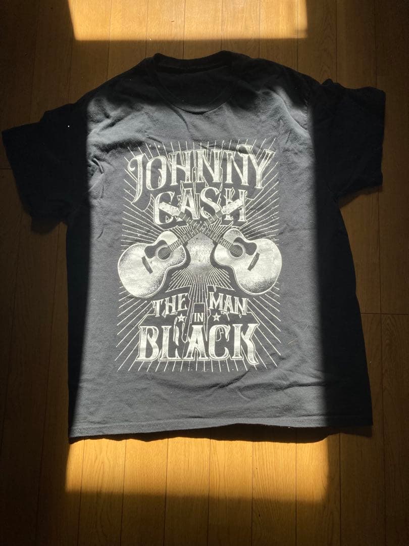 ジョニー・キャッシュ Tシャツ 黒