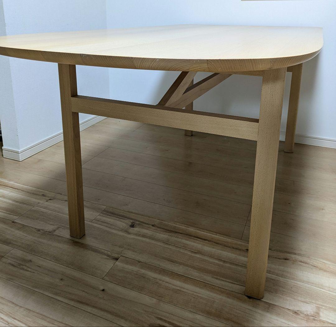 ACTUS \"moku\" 　 日進木工 ナチュラル　ブナ材無垢ダイニングテーブル