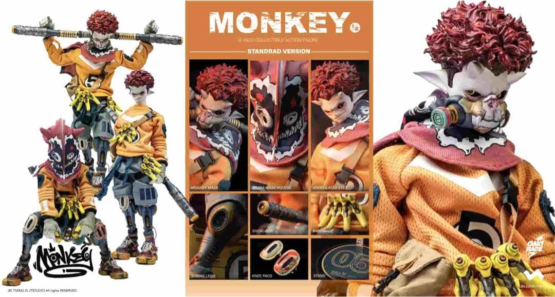 JTスタジオ GAKI RACE MONKEY 1/6フィギュア10周年記念版