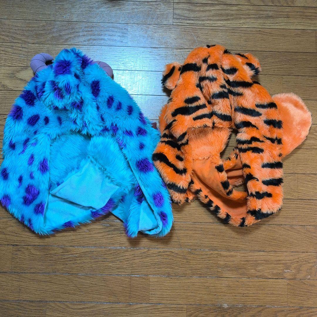 ディズニー　マフラーキャップ　ティガー　サリー