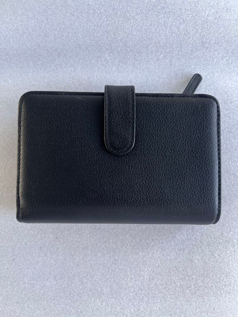 【値下げ】MARY QUANT フーリーDパッチ Lウォレット ブラック