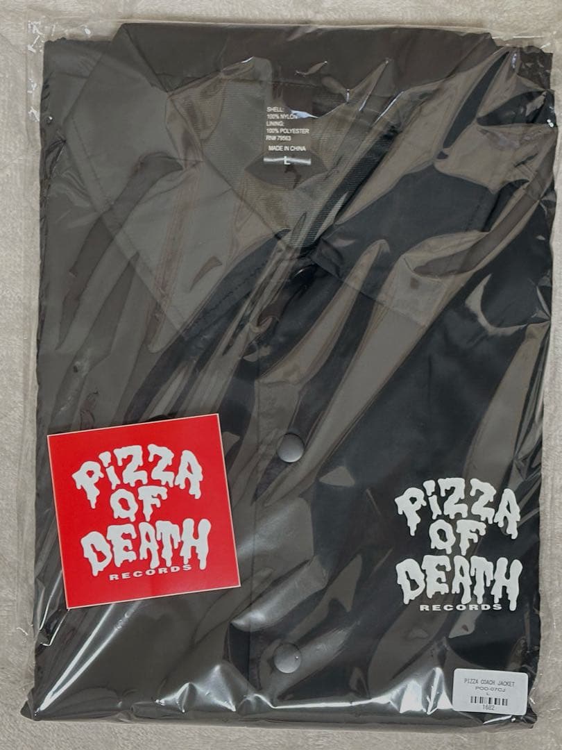 ピザオブデス コーチジャケット L 新品 ステッカー付