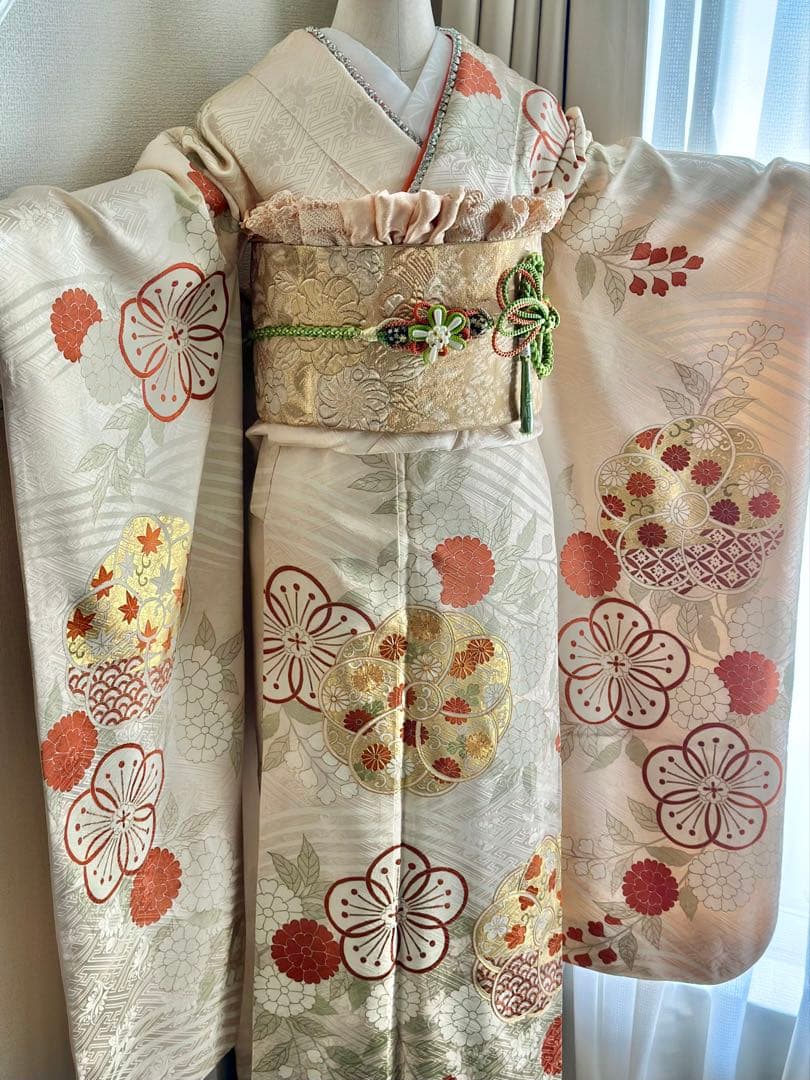 振袖 花柄 フルセット