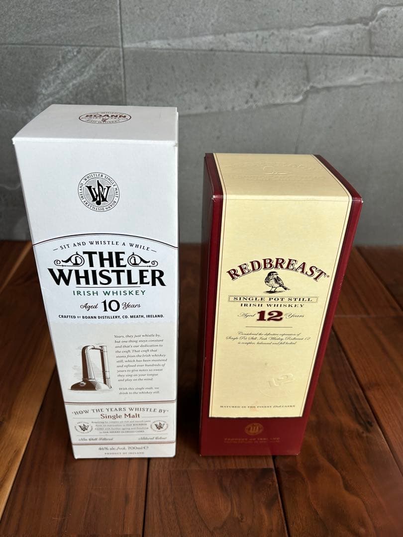 ザ・ホイッスラー 10年 レッドブレスト12年　2本セット　アイリッシュ