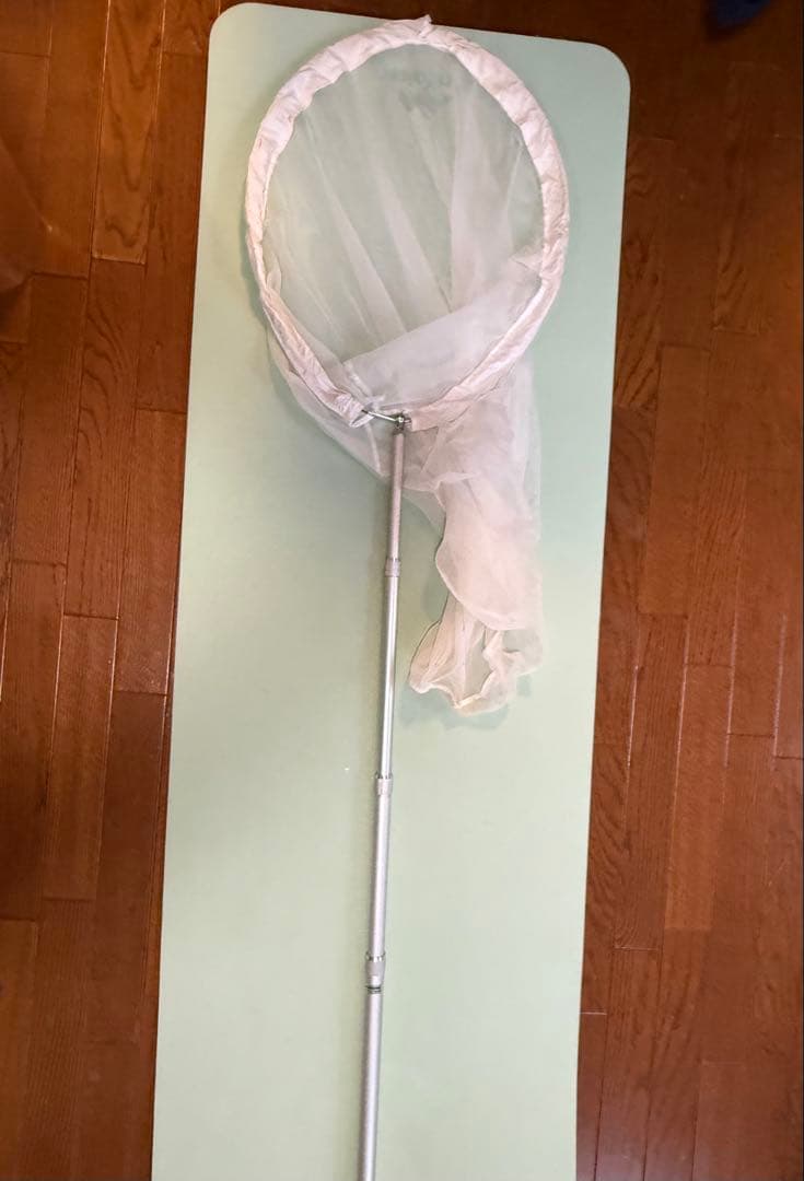 捕虫網　志賀昆虫アルミ製引抜式捕虫網 (５０cm本絹上等網付150cm)