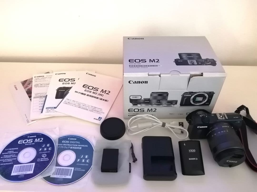 Canon EOS M2 ミラーレス一眼カメラ EOS M2 ダブルレンズキット