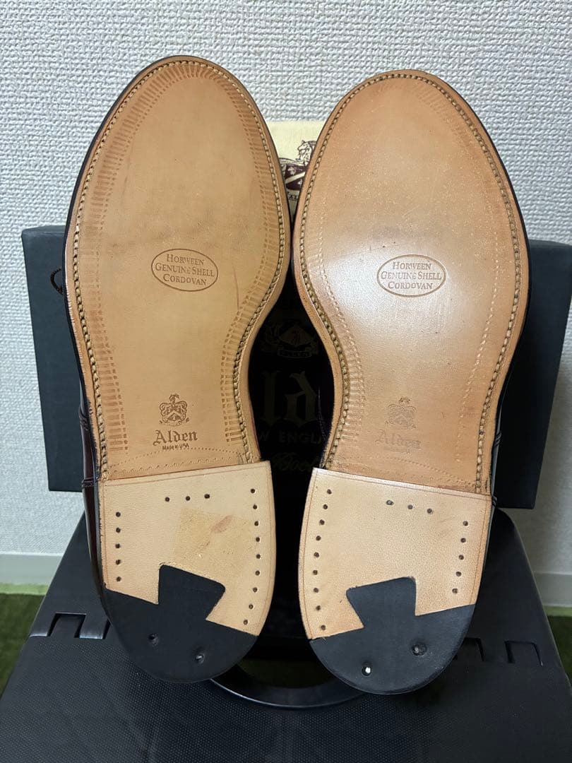 Alden コードバン 2160 ストレートチップシューズ