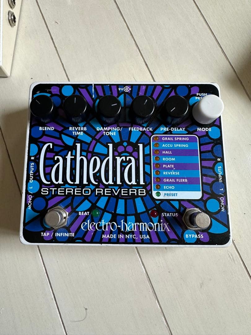 electro-harmonix Cathedral ステレオリバーブ