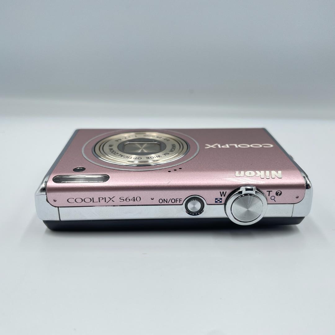 【動作品・転送特典無料あり】Nikon coolpix S640 PINK