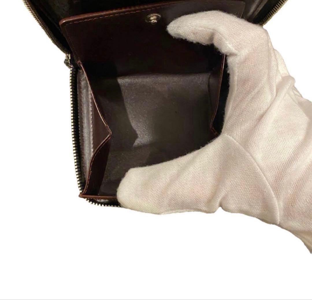 【極美品】CHANEL キャビアスキン　マトラッセ　ウォレット　ココマーク　財布