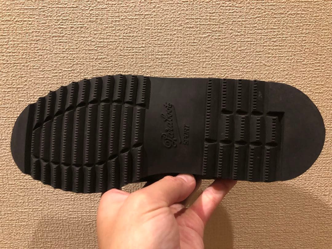 PARABOOT THIERSカーキレザーUK6