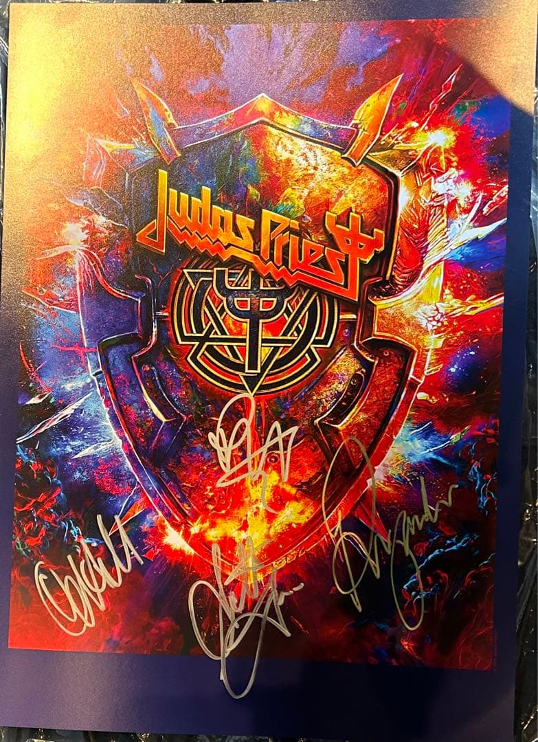 JUDAS PRIEST 直筆サイン入り リトグラフ ジューダス プリースト