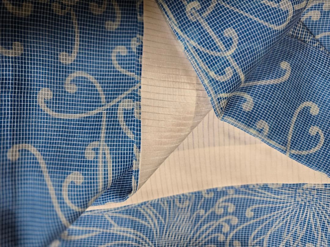 日本橋竺仙 乱菊 絹紅梅水色 Lサイズさんにも