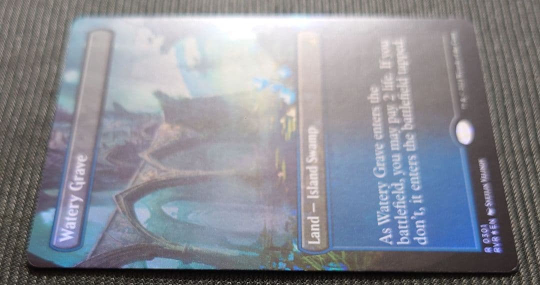 mtg 超稀少 ボーダーレス 英語版 FOIL 湿った墓 rvr