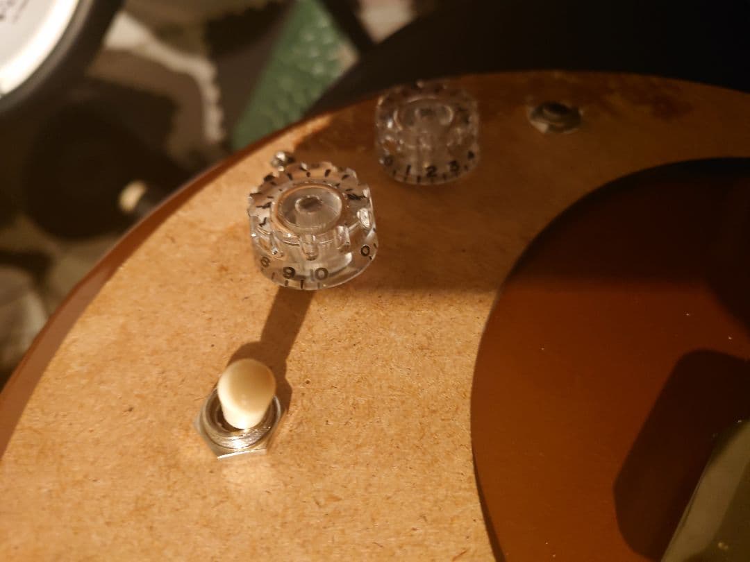 Danelectro エレキギター ブラウン？改造済オレンジドロップ