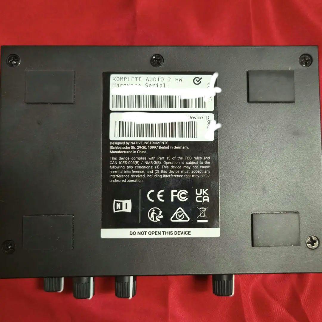 DTM・DAW Native Instruments Komplete Audio 2