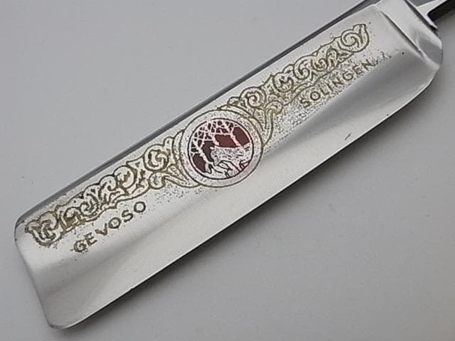 未使用 西洋剃刀 GEVOSO RAZOR 132 カミソリ かみそり レザー