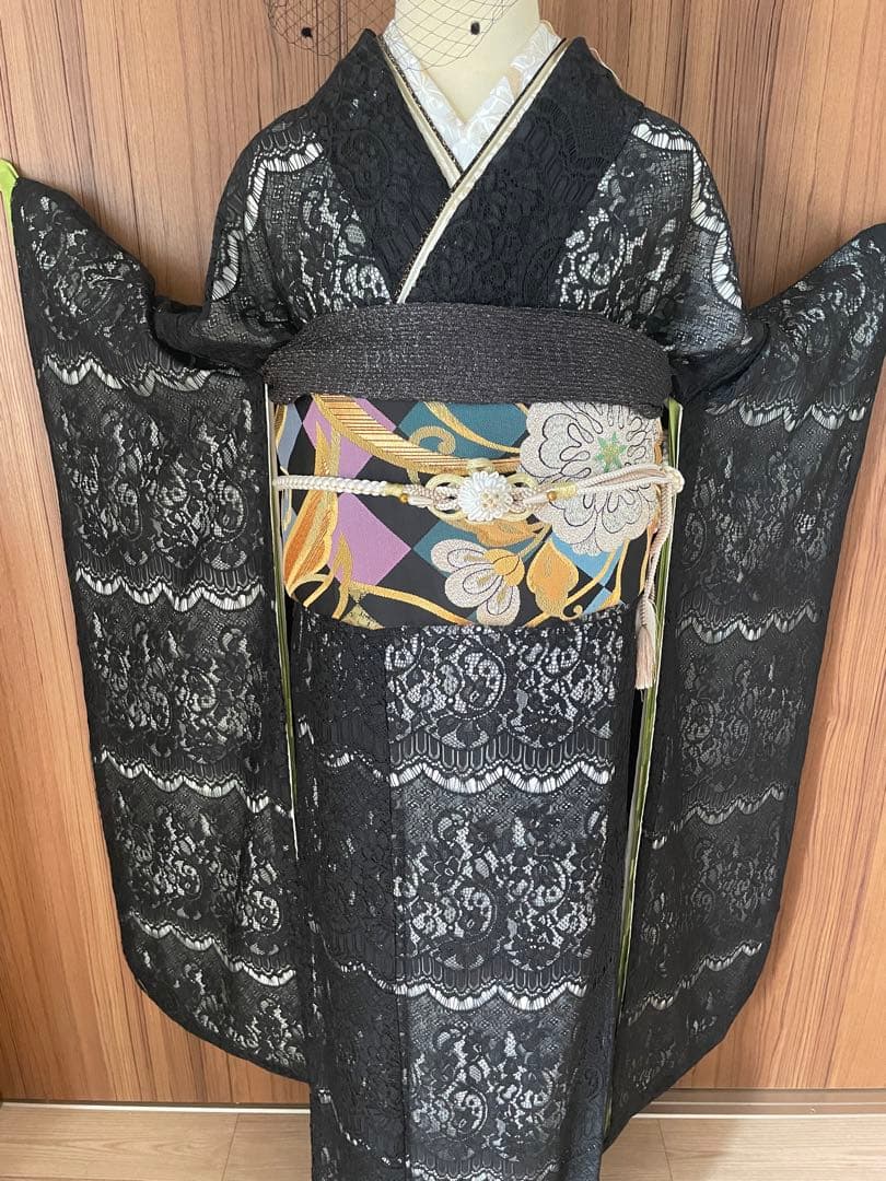 再入荷　新品 オリジナル総レース振袖 単品