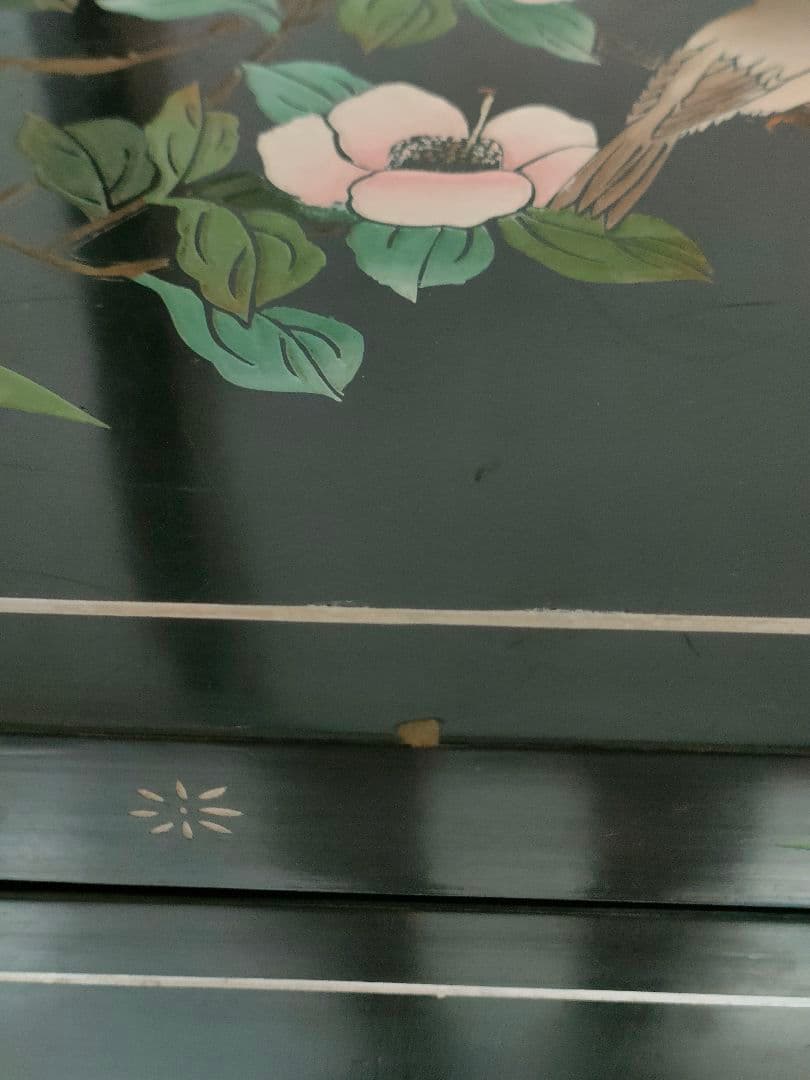 【TI様用】　中国家具 キャビネット 中国古玩 アンティーク家具 花鳥図