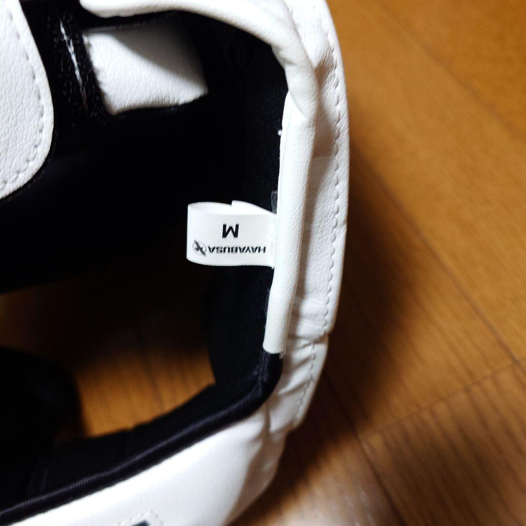 HARIBUSA ヘッドギア ホワイト Mサイズ