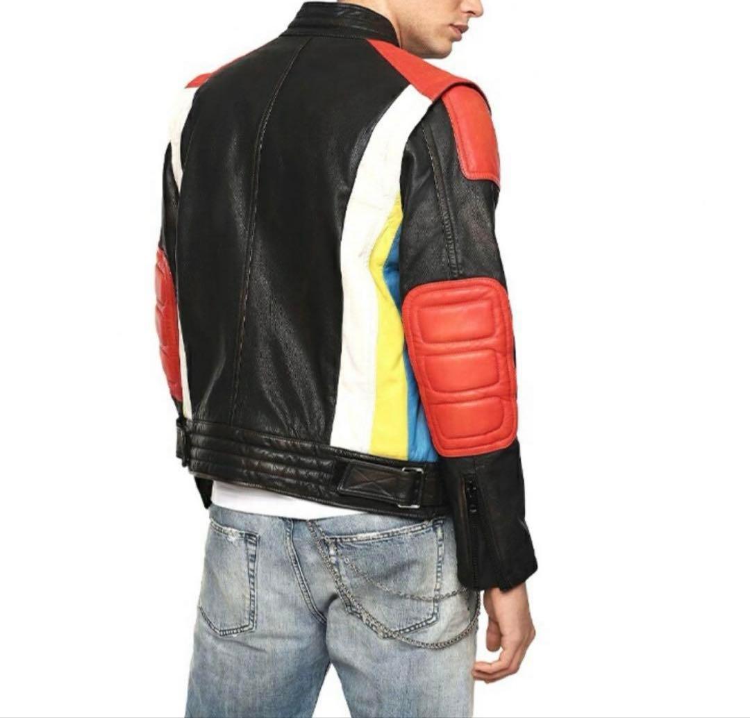 【美品】DIESEL 本革 2way マルチ〈定価137,500円〉