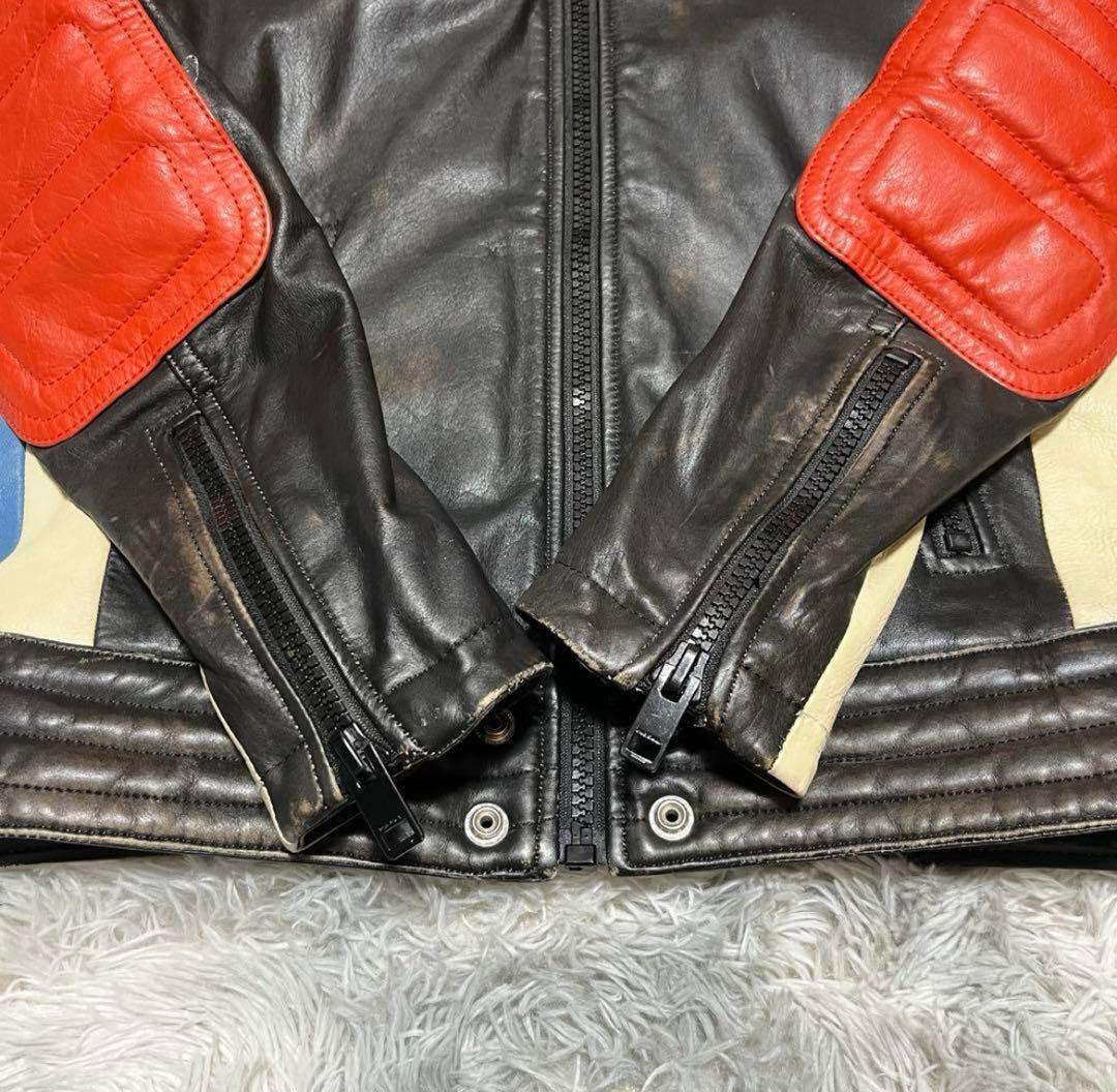 【美品】DIESEL 本革 2way マルチ〈定価137,500円〉