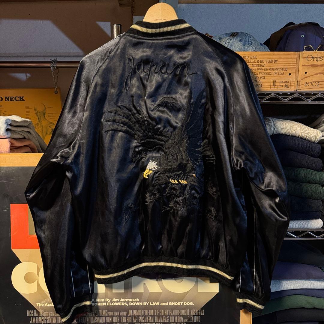 美品 豪華刺繍 小泉進次郎 テーラー東洋 スカジャン 横須賀ジャンパー 希少 L