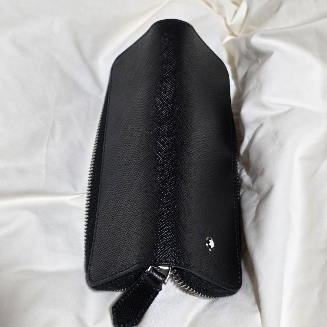 ✨モンブラン公式✨ 1本差しレザーペンケース　黒