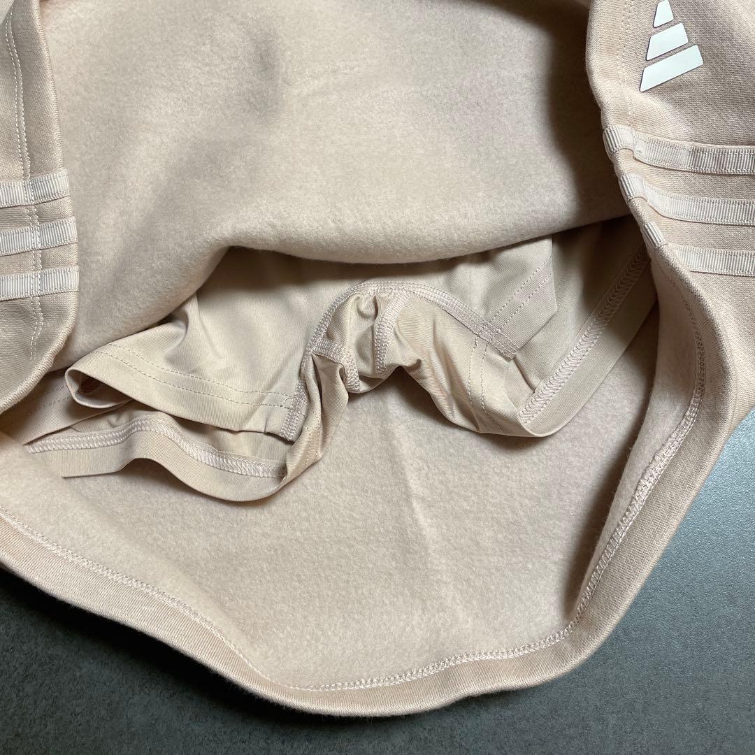 アディダスゴルフ　長袖トレーナー&スカート裏起毛セットアップ　スリーストライプス