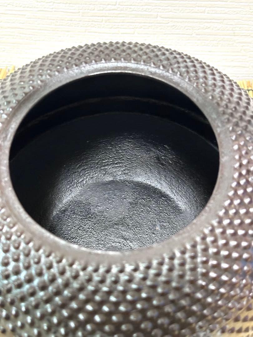 未使用品、栞付　南部成龍堂鋳造所　伝統工芸士 及川 光正(齋峰)３０型　売約済み