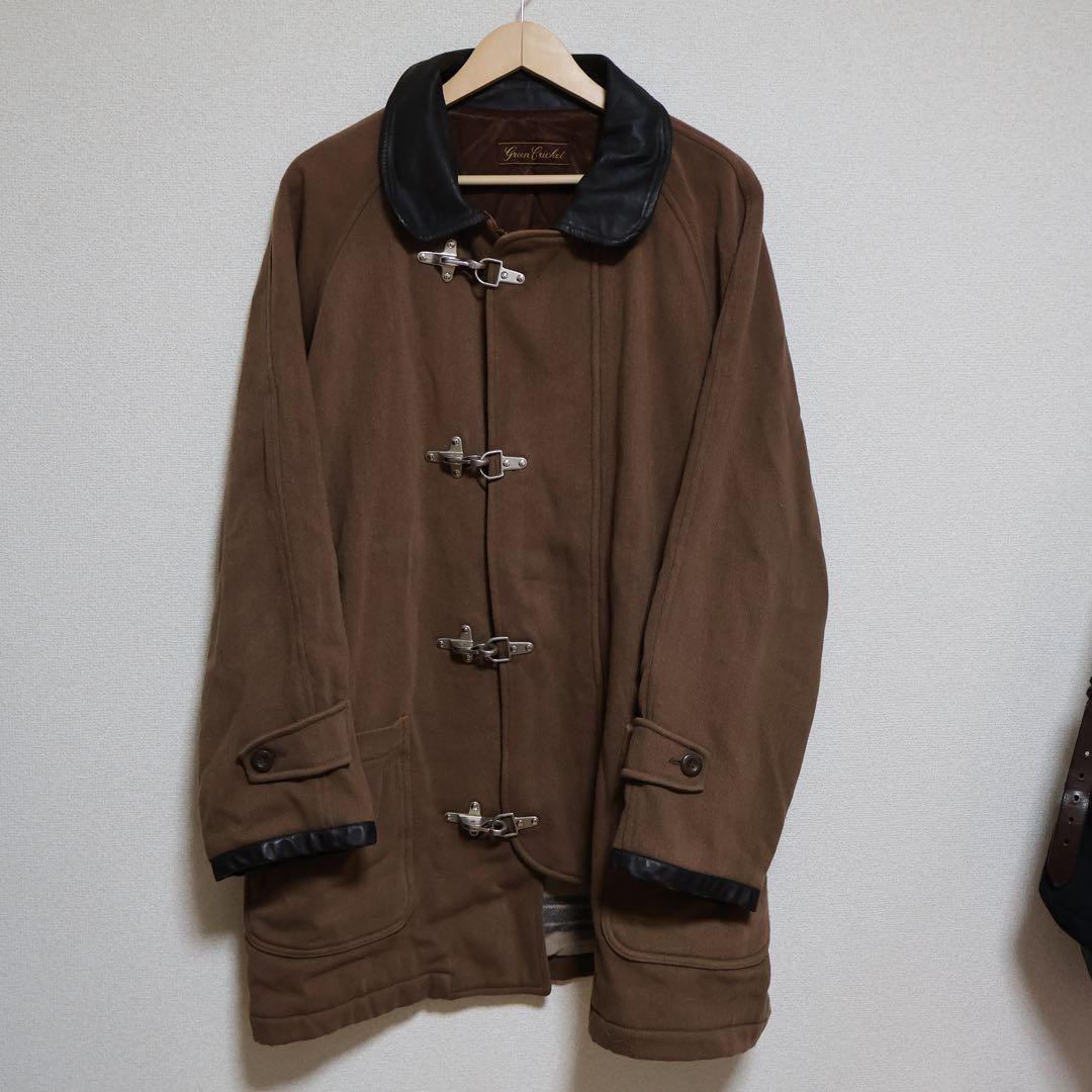 【襟レザー】ウール地　ファイヤーマンジャケット