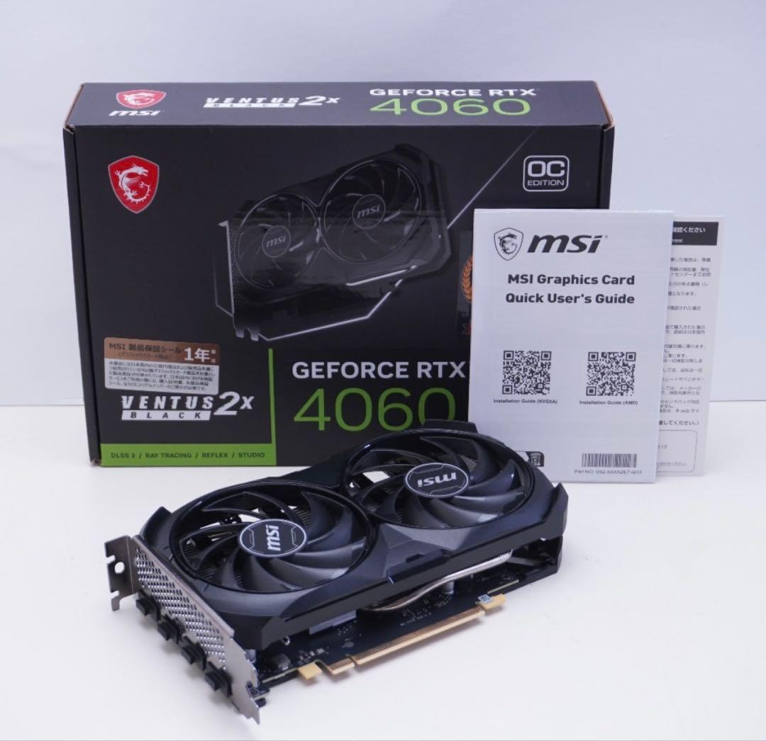 グラフィックボード・グラボ・ビデオカード MSI GeForce RTX 4060