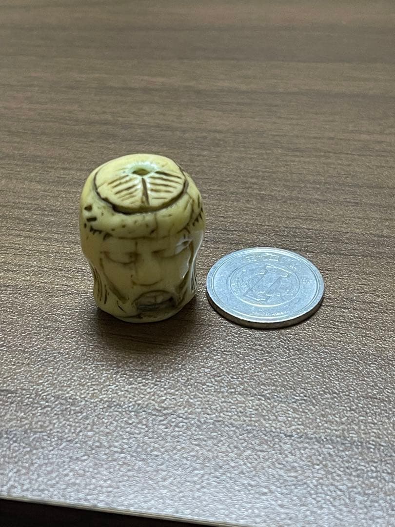 アンティーク メメント・モリ　キリスト　スケルトン　ロザリービーズ　骨　レア