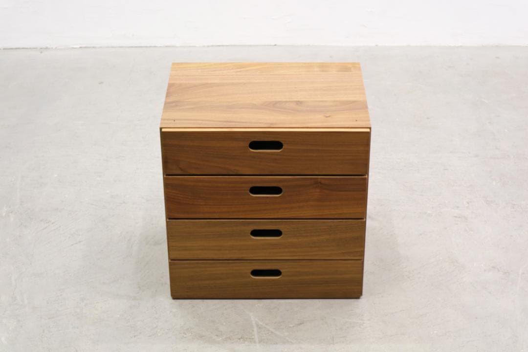 2個セット MUJI 無印良品 スタッキングチェスト 4杯 ウォールナット