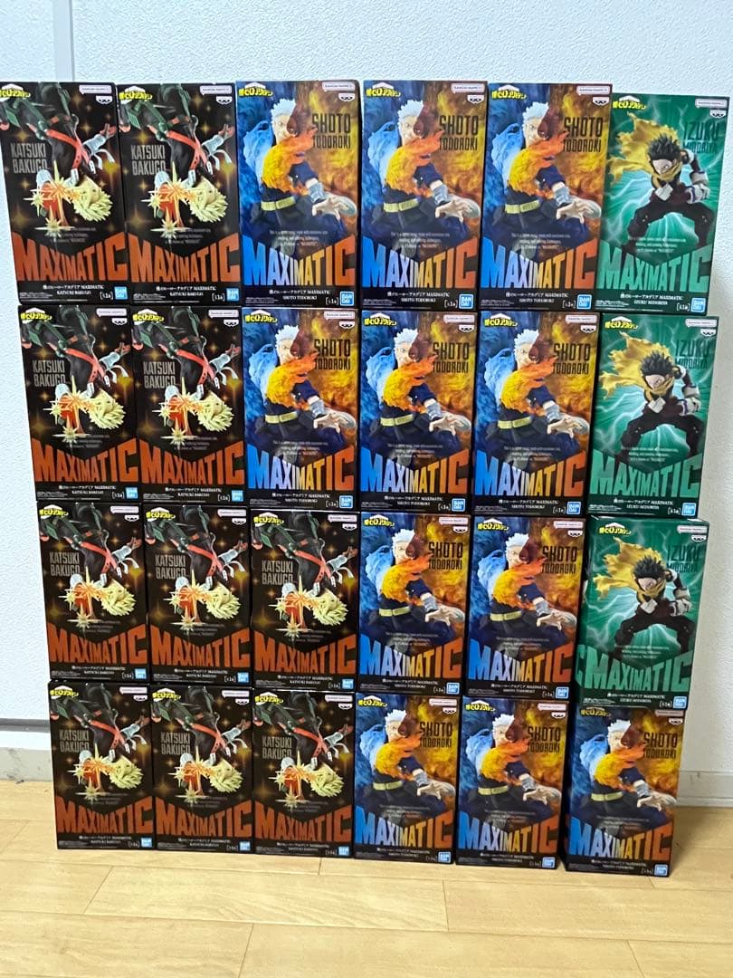 僕のヒーローアカデミア ヒロアカフィギュアMAXIMATIC 24個 まとめ売り