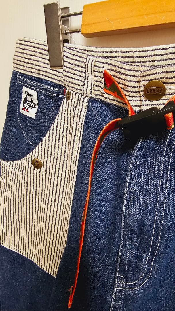 CHUMS x FRAPBOIS コラボレアな♥️デニムサルエルパンツ デニム