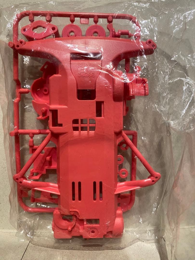 【レア】ミニ四駆 スーパーFMシャーシ ピンク PINK