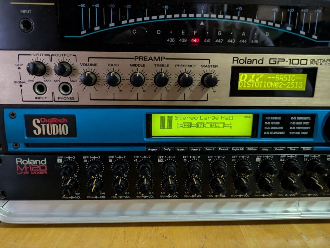 ラックエフェクター GP-100、S200、DT-1 PRO、M-120他セット