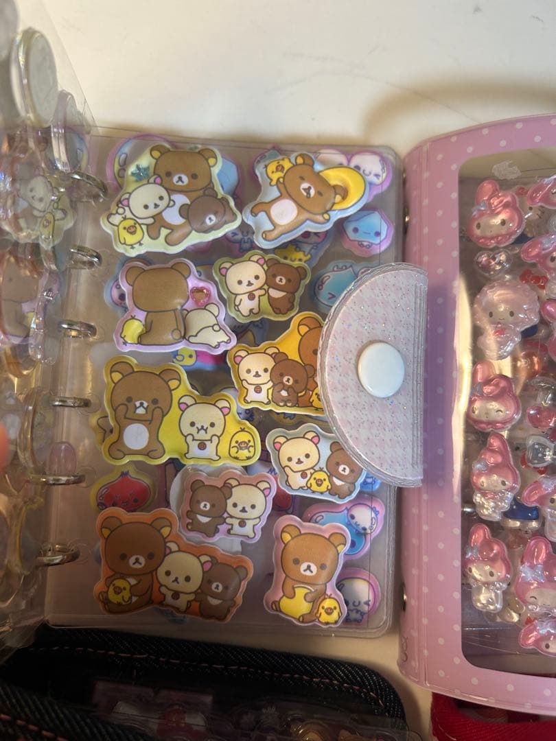 シール帳 完成系 ボンボンドロップシール ウォーターinシール おはじきシール