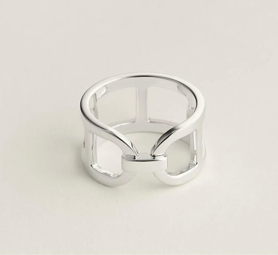 【極美品！】Hermes エルメス　エヴァーシェーヌダンクルMMリング