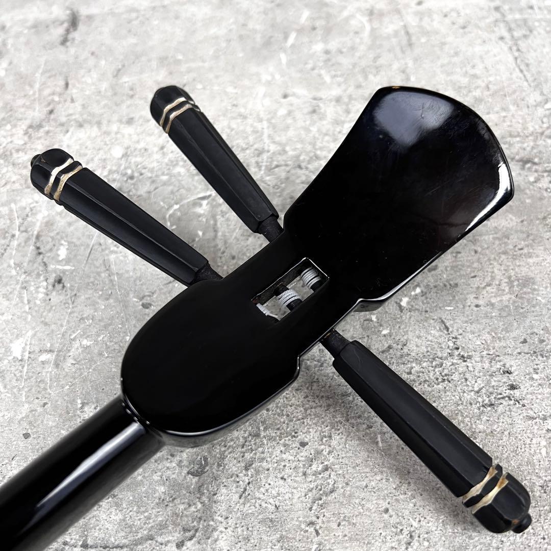 沖縄 三線 特上 人工皮革 蛇柄 三味線　収納袋