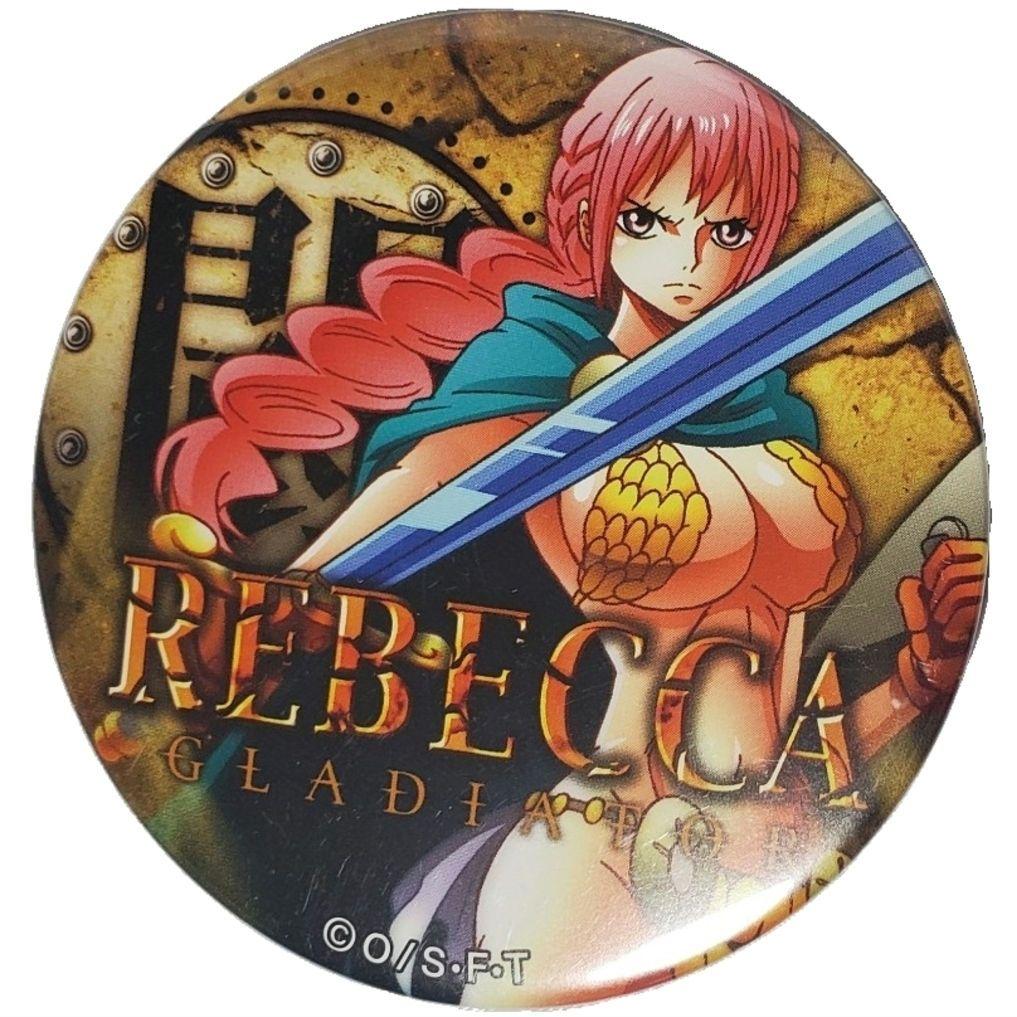 ONE PIECE レベッカ 輩缶バッチ 麦わらストア限定商品 未使用