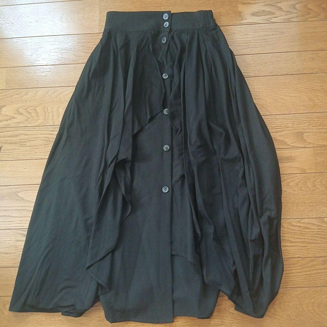 袴パンツ　ロングスカート　Black Gravity 　レイヤー　モード系