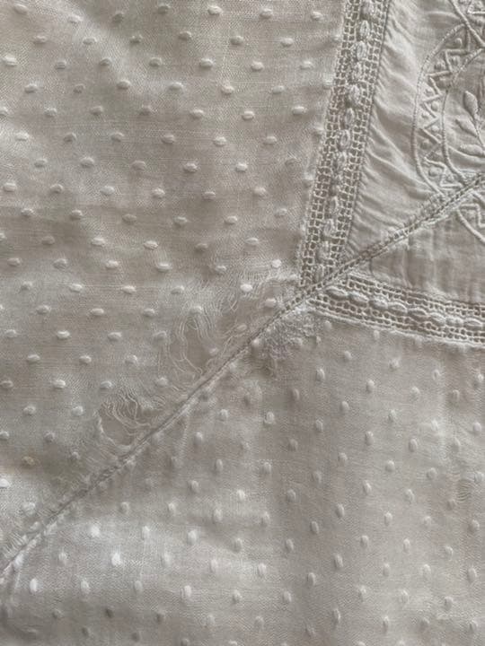 アンティーク　ベビー布団カバー