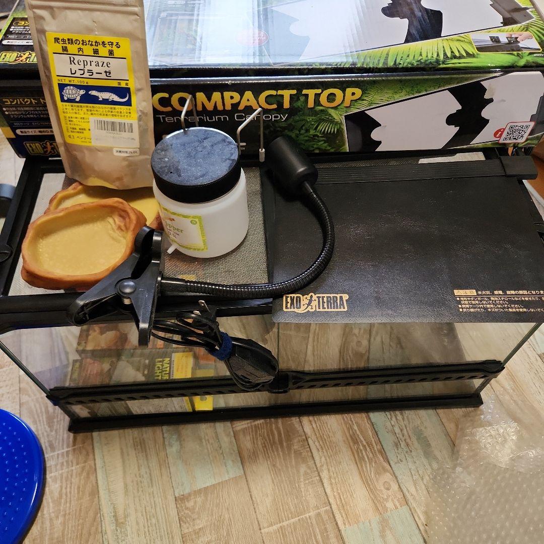 GLASS TERRARIUM ヒョウモントカゲモドキ・リクガメ用　爬虫類ゲージ
