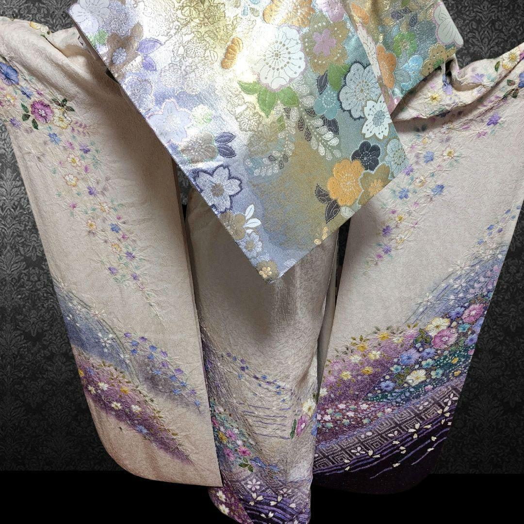 お直し無料☆振袖フルセット(8点)・成人式・辻ヶ花・辻が花・落款入り・作家物