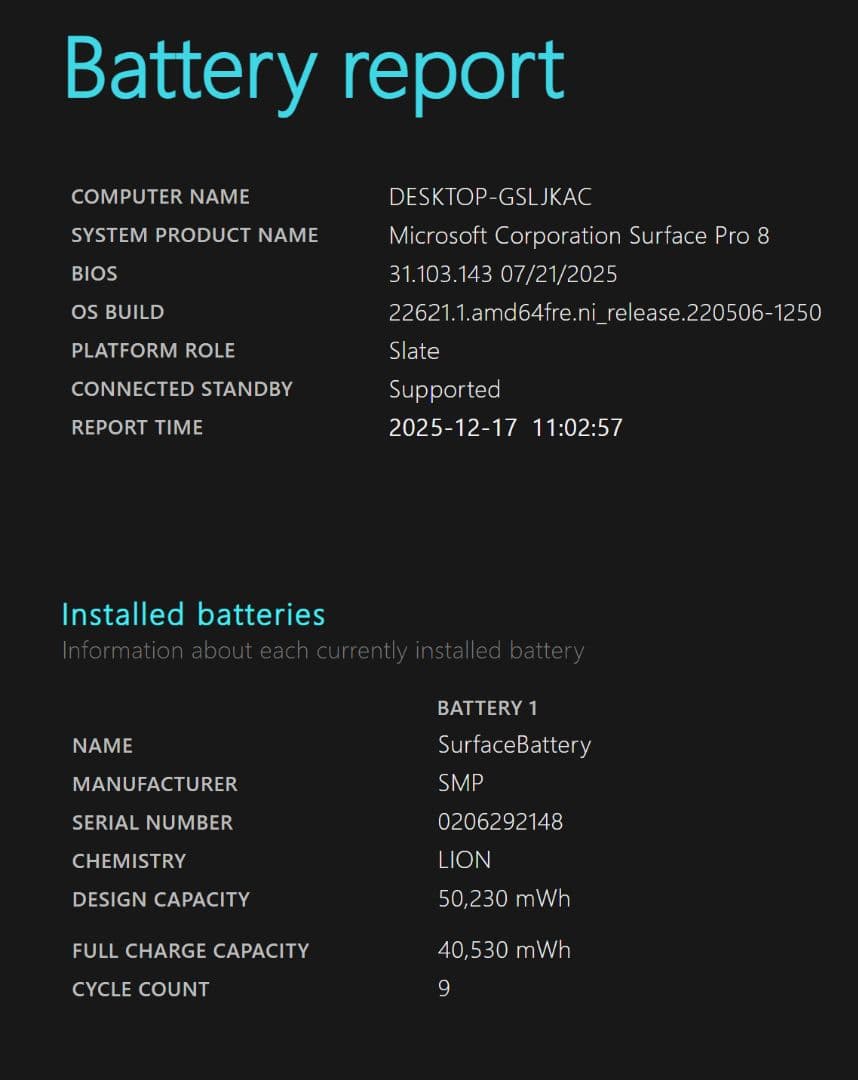 【極美品】Surface Pro 8 / i7 / 16GB / 512GB