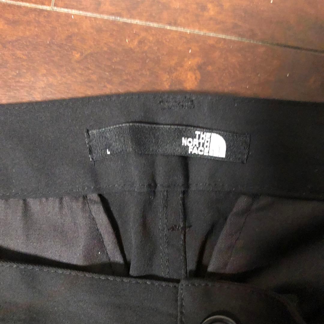 ノースフェイス　ブラック チノパン Lサイズ　アウトドア
